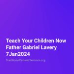 Traditional Catholic Sermons