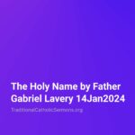 Traditional Catholic Sermons