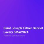 Traditional Catholic Sermons